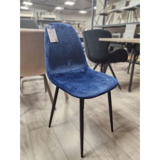 Стул Fox Velvet Синий / Черный FOXVCG 2