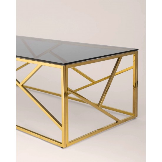 Журнальный стол Escada A 120х60 Дымчатый / Золотой ESCADAAZLC 3