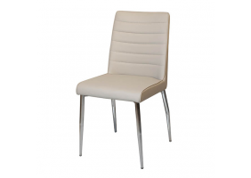 Стул Арно Металл сиденье Экокожа 460x580x885 кремовый