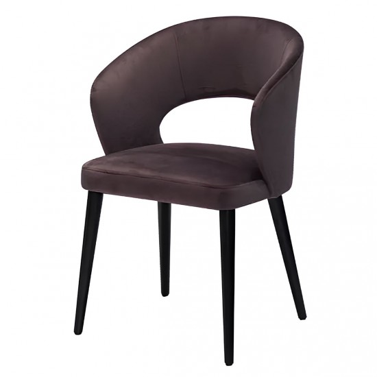 Стул Байрон сиденье ткань 550x450x800 бургунди 1