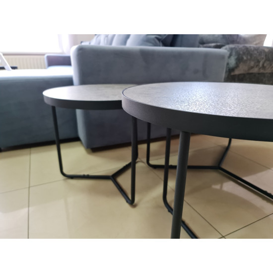 Журнальный столик Demeter Серый / Черный DEMETERSZC 6