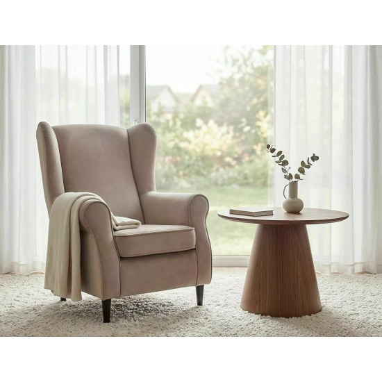 Кресло BARON VELVET темный беж/венге BL.40 BARONV40 3