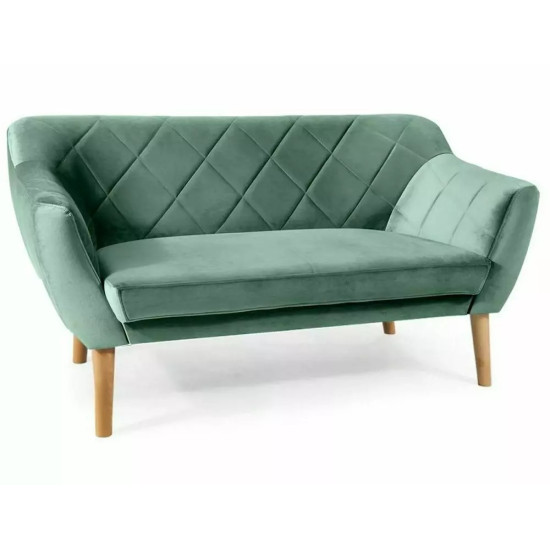 Диван KARO 2 VELVET зеленая/бук BL.78 KARO2V78BU 1