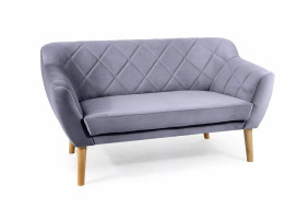 Диван KARO 2 VELVET серо/бук BL.14 KARO2V14BU