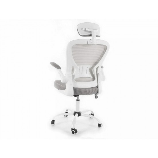 Кресло офисное поворотное Q-639 серое OBRQ639SZ 2