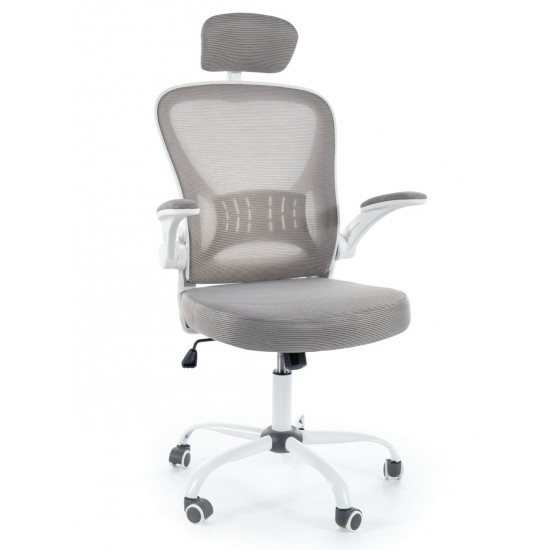 Кресло офисное поворотное Q-639 серое OBRQ639SZ 1