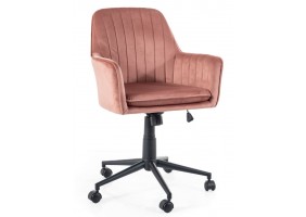 Кресло офисное поворотное Q-886 VELVET античная роза BL.52 OBRQ886VRA