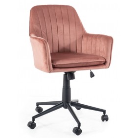 Кресло офисное поворотное Q-886 VELVET античная роза BL.52 OBRQ886VRA