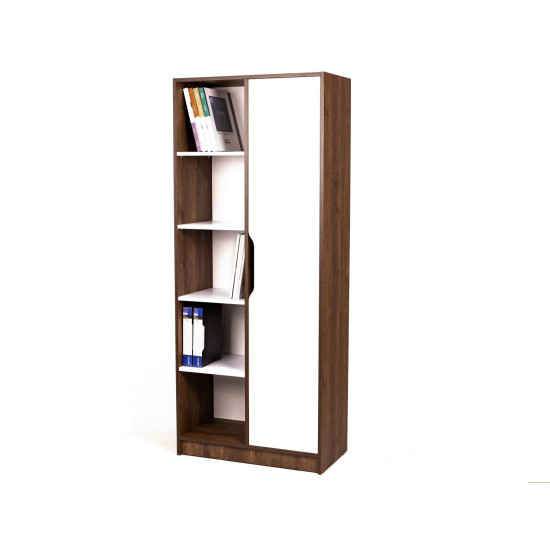 Шафа з відкритими полицями NORD A/R Дуб Експресив Бронзовий/Білий Діамант 3