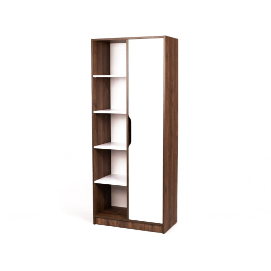 Шафа з відкритими полицями NORD A/R Дуб Експресив Бронзовий/Білий Діамант 2