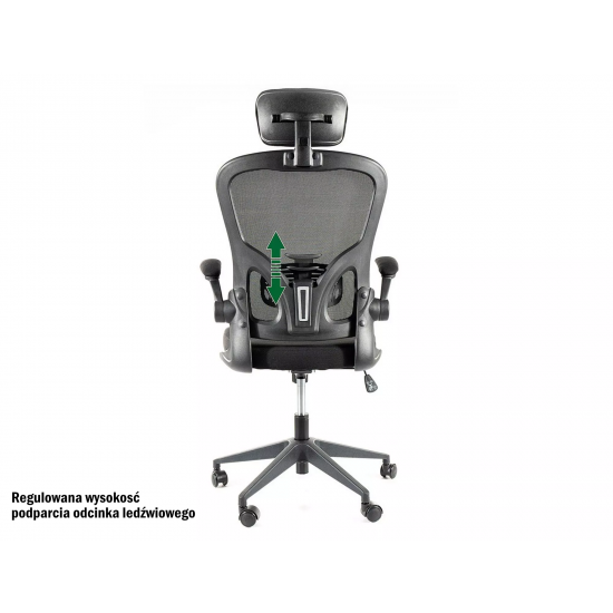 Комп'ютерне крісло поворотне Q-060 Чорний OBRQ060C 4