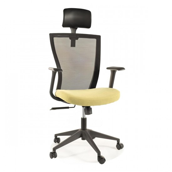 Комп'ютерне крісло Q-328H Чорний / Зелений OBRQ328HCZ 1