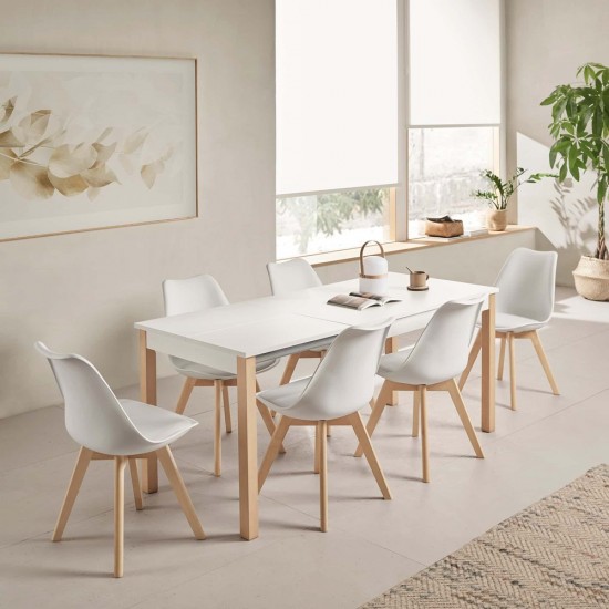 Кресло KRIS Бук / Белый KRISBUBS 17