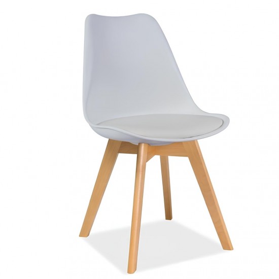 Кресло KRIS Бук / Белый KRISBUBS 1