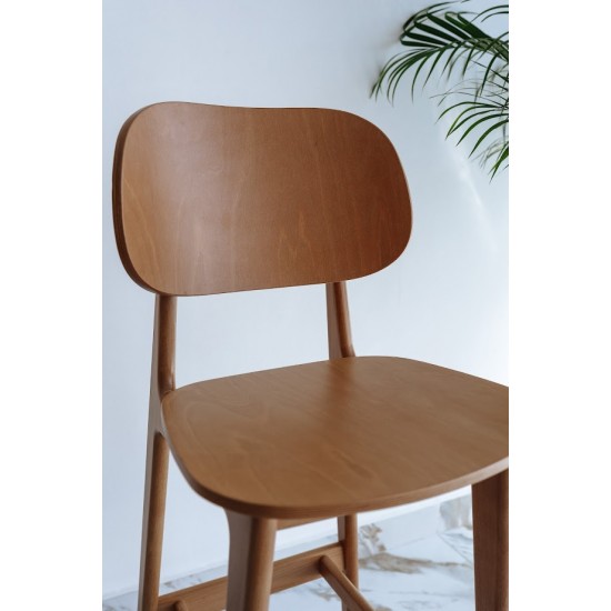 Барное кресло LULA Bar Натуральный каркас 12