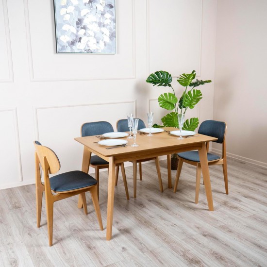 Стол Милан обеденный Раскладной 110(140)х70 натуральный 10