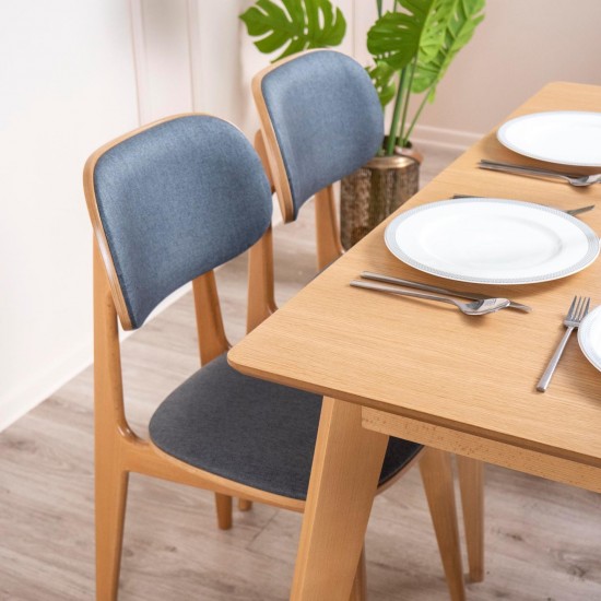 Стол Милан обеденный Раскладной 110(140)х70 натуральный 9