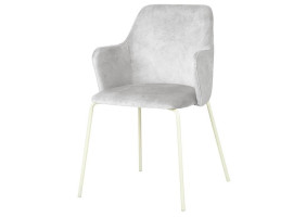 Стул Белла Металл сиденье Ткань 580x530x850 кремовый