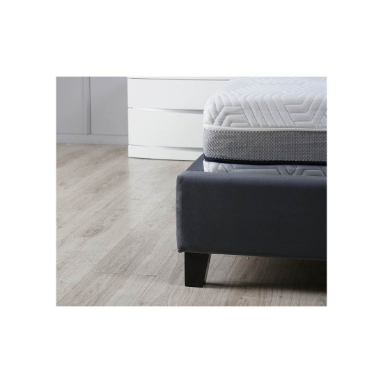 Ліжко 1,8 Містері, з тканини, Сірий 6