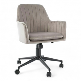 Компьютерное кресло Q-886 VELVET Темно-бежевый BLUVEL 40 OBRQ886VCBE