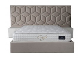 Кровать 1.6 Моника XL с подъемным механизмом 290x215x150 Беж
