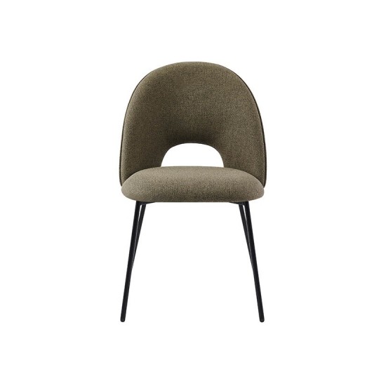 Стул Каспер металл сиденье ткань 50.5x53.5x81 Зеленый 2