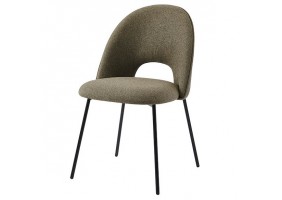 Стул Каспер металл сиденье ткань 50.5x53.5x81 Зеленый
