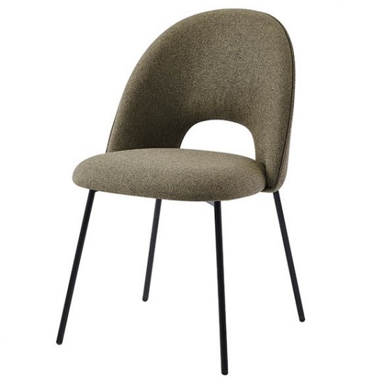 Стул Каспер металл сиденье ткань 50.5x53.5x81 Зеленый 1