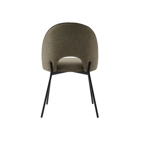 Стул Каспер металл сиденье ткань 50.5x53.5x81 Зеленый 3