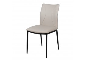 Стул Слим металл сиденье экокожа 44x57x86,5 см Бежевый