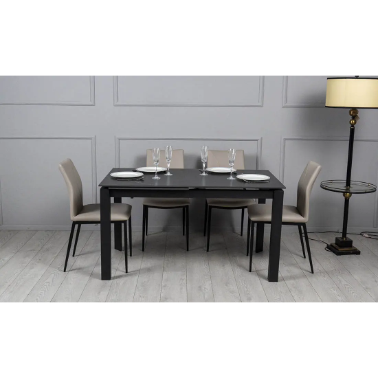 Стул Слим металл сиденье экокожа 44x57x86,5 см Бежевый 9