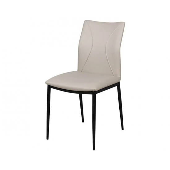 Стул Слим металл сиденье экокожа 44x57x86,5 см Бежевый 5