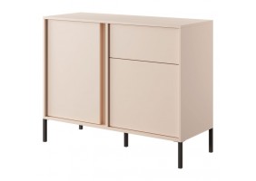 Комод Даст/Dast 2-дверный с 1 ящиком 2DS/104 Бежевый Ш104xВ82 см.