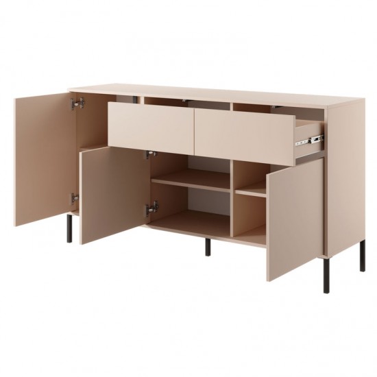 Комод Даст/Dast 3-дверный с 2 ящиками 3D2S/153 Бежевый Ш153xВ82 см. 5