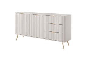 Комод Ланте/Lante 2-дверный с 3 ящиками 2D3S/163 Бежевый Ш163xВ81 см.