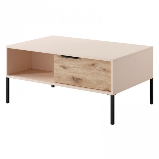 Стол журнальный Рейв / Rave 97 Бежевый/викинг 97x68x45 см. 1