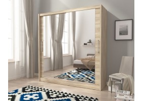Шафа-купе Мая VI / Maja VI 180 2-дверна з дзеркалом Дуб сонома 180х62х200 см.