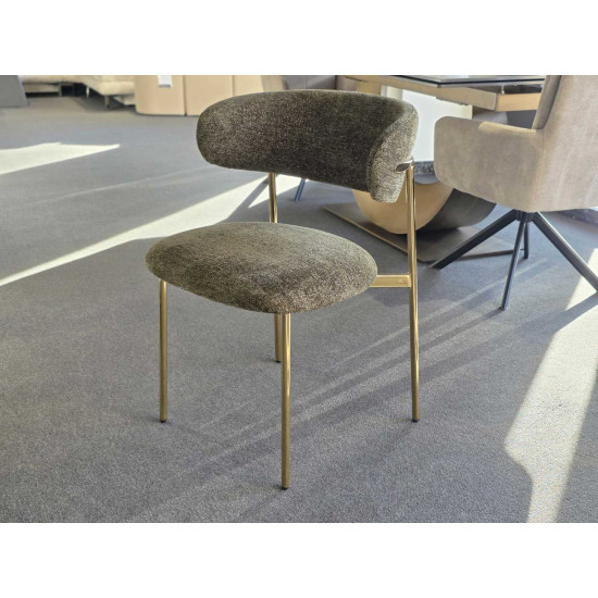 Стілець кухонний ELTON RAVEN золотий каркас / оливковий 78 ELTONRZLOL 3