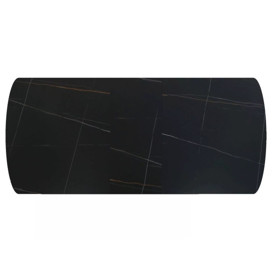 Стол обеденный раскладной VECTOR CERAMIC 160(200)*90 черный VECTORC160 8