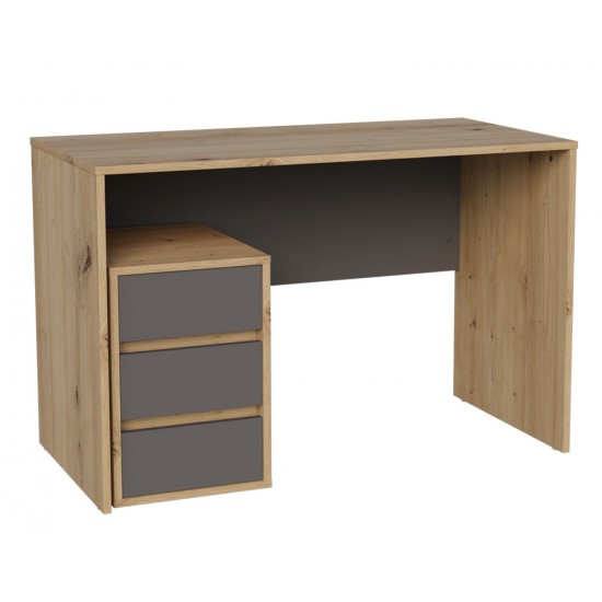 Компьютерный стол VICTOR D/А 120х60 Дуб артизан / Антрацит  1