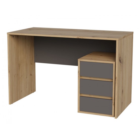 Компьютерный стол VICTOR D/А 120х60 Дуб артизан / Антрацит  2