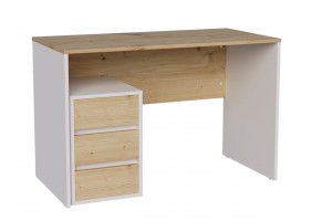 Компьютерный стол VICTOR_D/B 120х60 Дуб артизан / Белый бриллиант