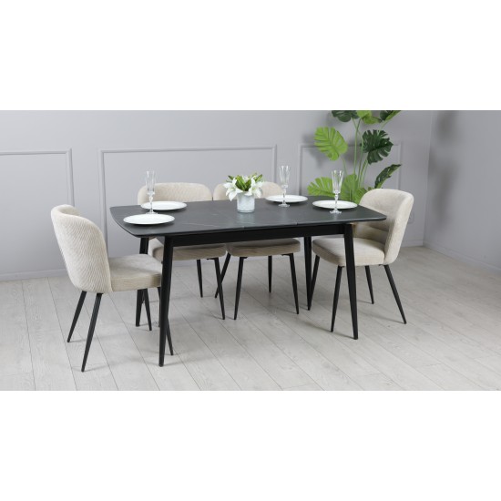 Стул КЛИФ металл сиденье ткань 50x57x82 см Серый 4