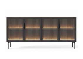 Комод з підсвіткою Лумі / Lumi 4D/181 4-дверний Дуб дунін