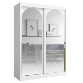 Шкаф-купе MODIN 150 150х215х65 белый / золотой