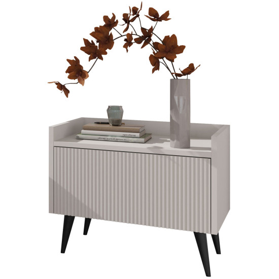 Тумба прикроватная ADEMO REG 8 52х45х41 кашемир / кашемир 1