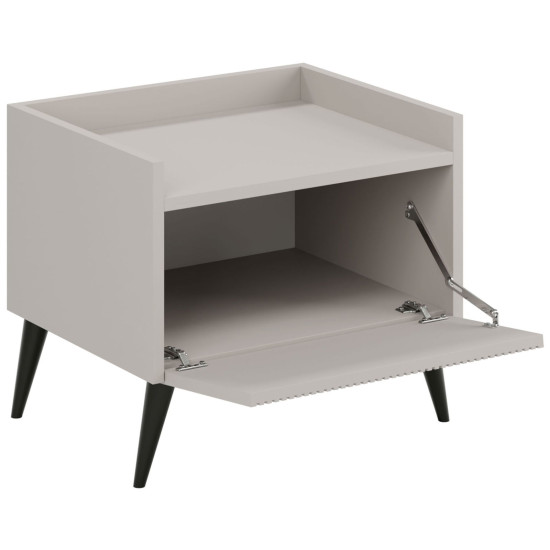 Тумба прикроватная ADEMO REG 8 52х45х41 кашемир / кашемир 2