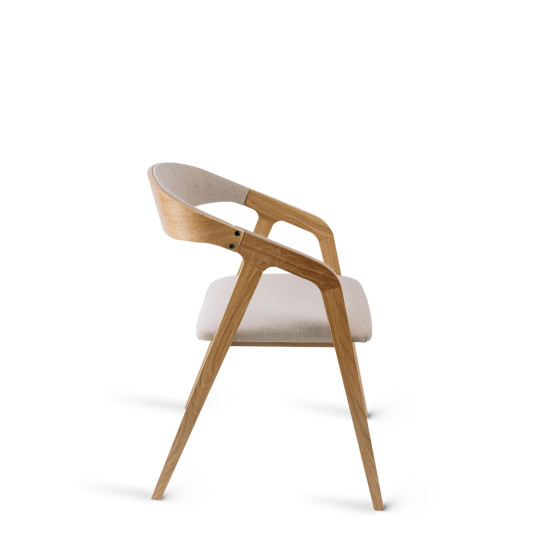 Стілець обідній FRAME SOFT Дерево / Тканина на вибір 5