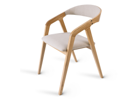 Стілець обідній FRAME SOFT Дерево / Тканина на вибір