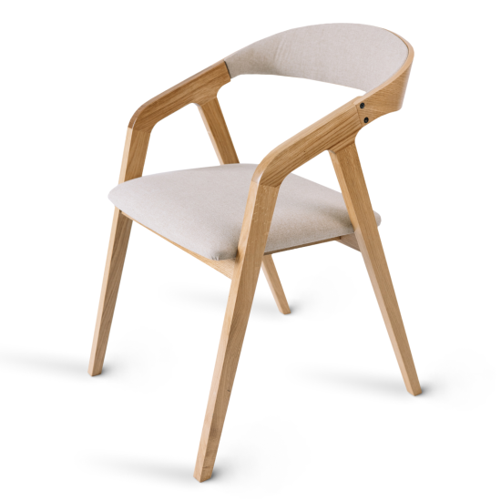 Стілець обідній FRAME SOFT Дерево / Тканина на вибір 1